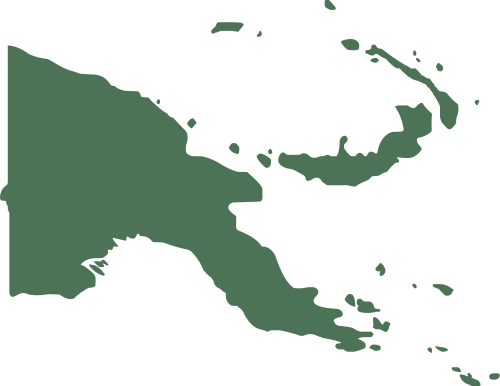 Papua Map green